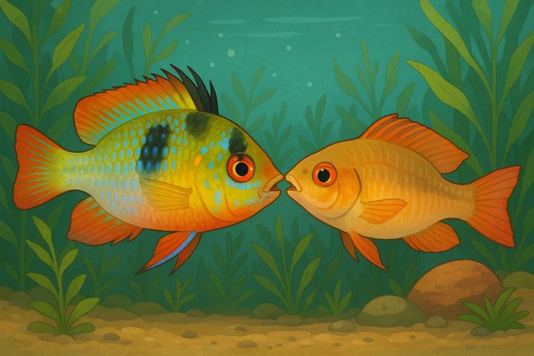Baltsgedrag van aquariumvissen