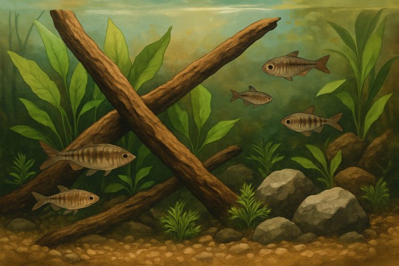 Een biotoopaquarium inrichten